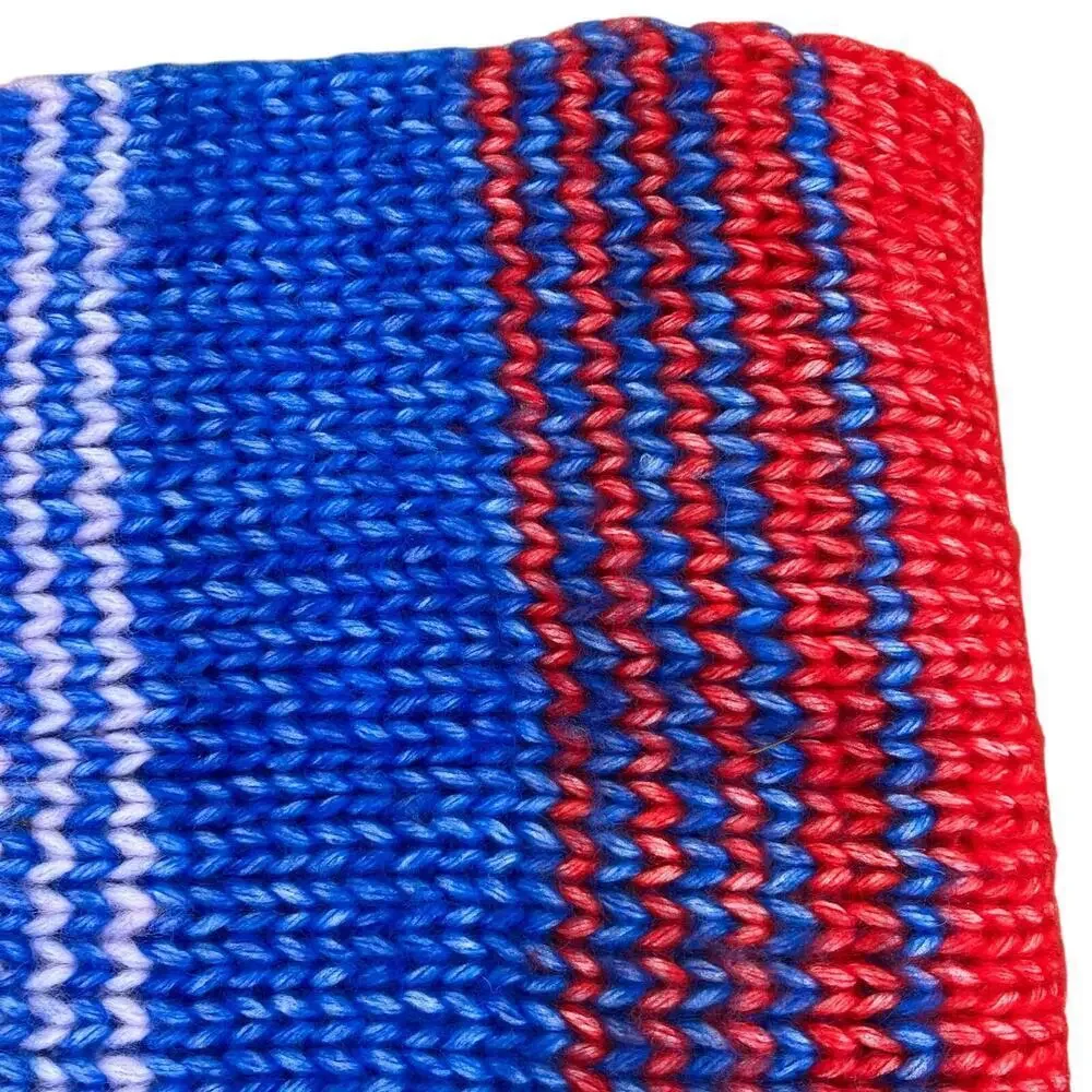 Old Navy Matching Hat and Scarf Set Rainbow Color Chunky Knit Sweater Fabric